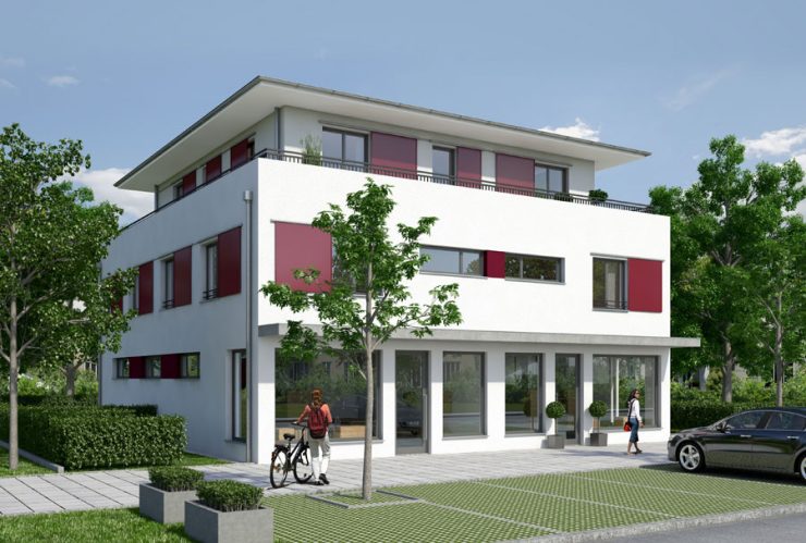 Wohn- und Geschäftshaus in der Leibstraße in Haar