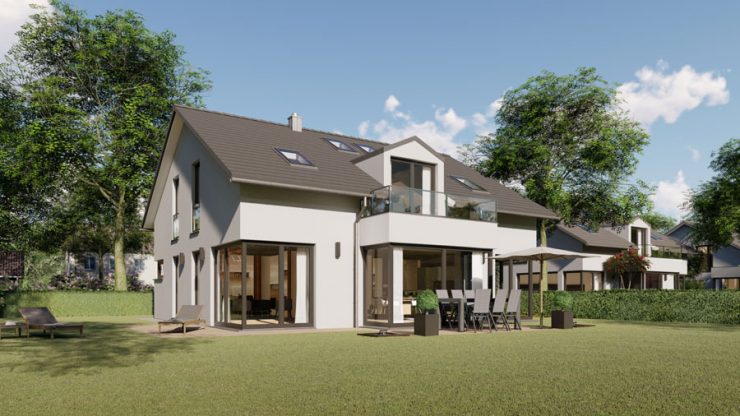 2 Einfamilienhäuser in Baldham