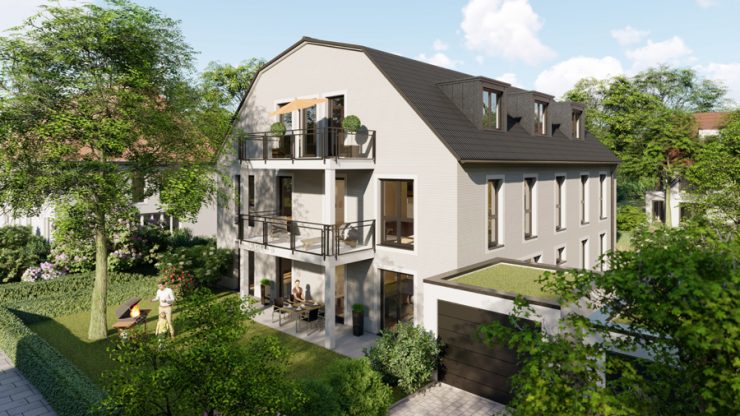 Wohnanlage mit Tiefgarage in München Trudering